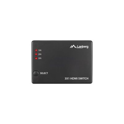 3. LANBERG SWITCH VIDEO 3X HDMI + MICRO USB PORT SWV-HDMI-0003