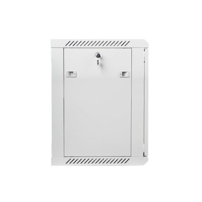 3. Lanberg WF01-6412-10S Rack Cabinet (12U; 635mm / 600mm / 450mm; wall-mounted; Glass; 19''; gray)