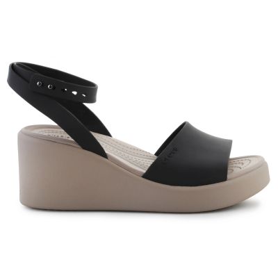 5. Crocs Brooklyn Ankle Strap Wedge W 209406-07H sandals