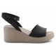 5. Crocs Brooklyn Ankle Strap Wedge W 209406-07H sandals