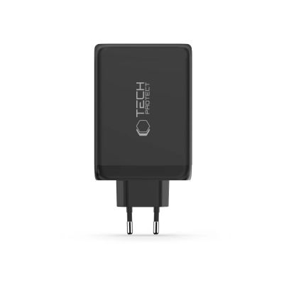 3. Tech-Protect NC240W-GaN 4-Port 240W Wall Charger - Black