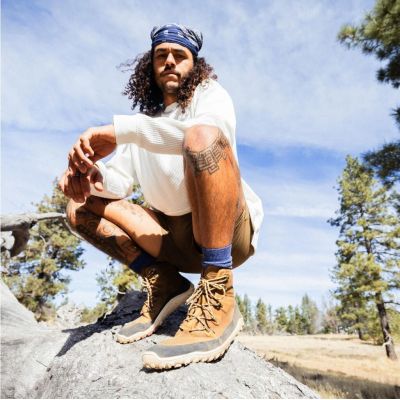 4. Vivobarefoot Tracker Leather AT Hiking Shoes - Tan