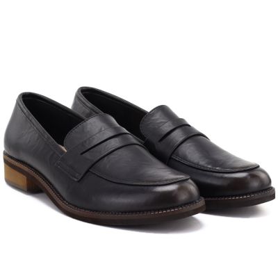 4. Women's chocolate moccasin shoes Sergio Leone MK-03