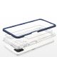 5. Clear 3in1 Case for Samsung Galaxy A22 4G Frame Gel Cover Blue
