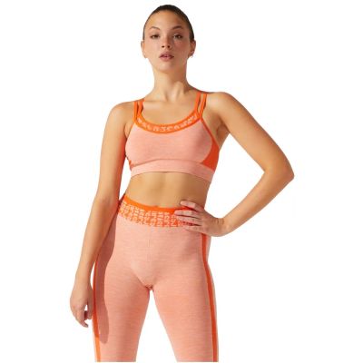 3. Asics Cropped Logo Seamless Bra W 2032B791-800