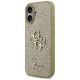 2. Guess Fixed Glitter Big 4G case for iPhone 17 - gold