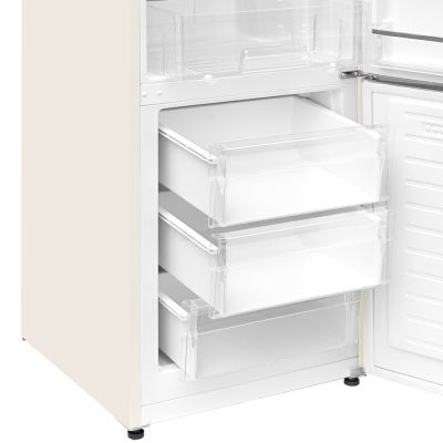 4. Ravanson LKK-315RC Retro Refrigerator 597mm x 707mm x 1943 mm | 315l | Total No Frost | Class E | Cream