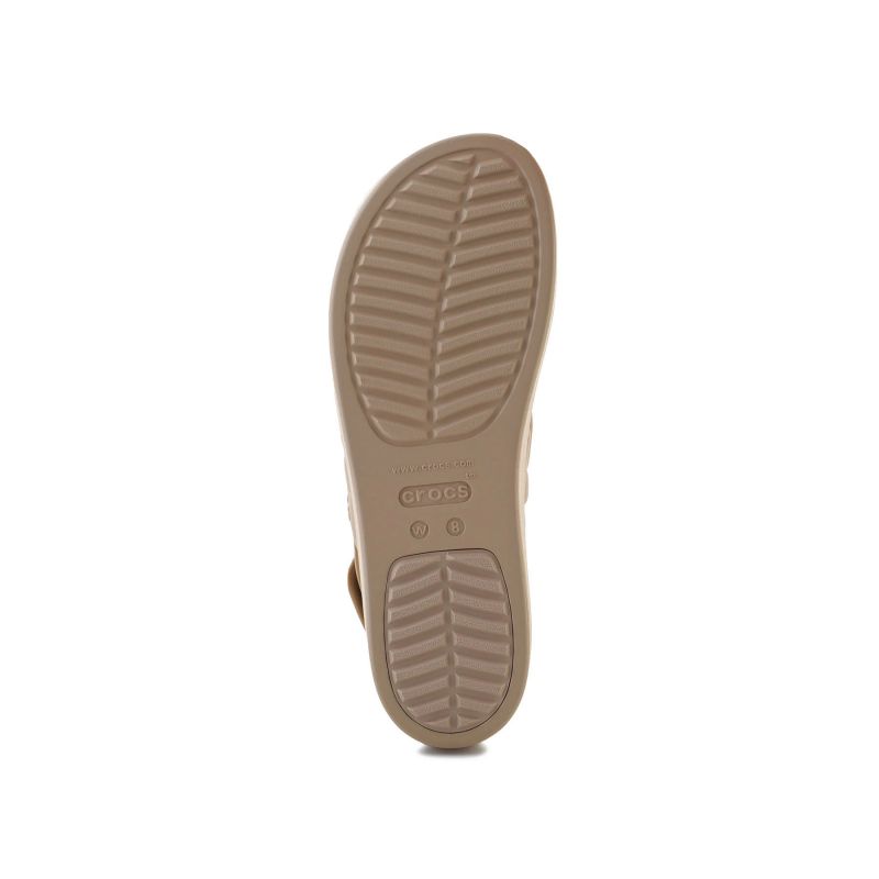 7. Crocs Brooklyn Woven Low Wedge W 209977-212 sandals