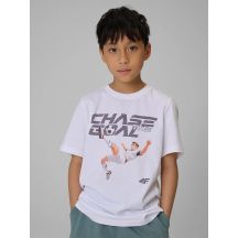 Boys' Regular-Fit Graphic T-Shirt 4F 4FJRAW26TTSHM4629-10S