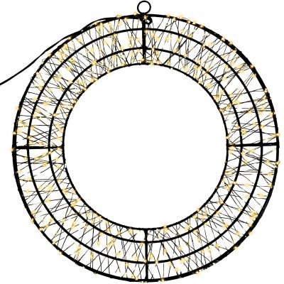 2. DECORATIVE LED RING 720 LEDS 50 CM BLACK