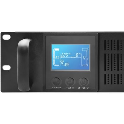 10. Qoltec UPS RACK Uninterruptible Power Supply | 1kVA | 800W | LCD