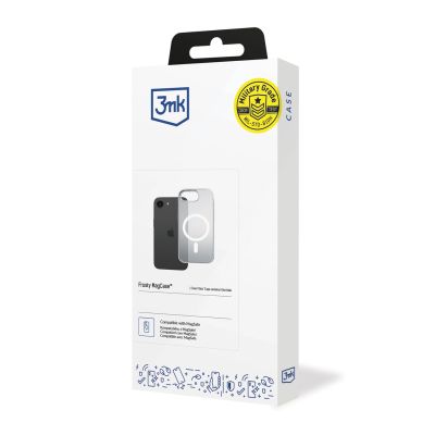 15. 3mk Frosty MagCase for Apple iPhone 16E - White