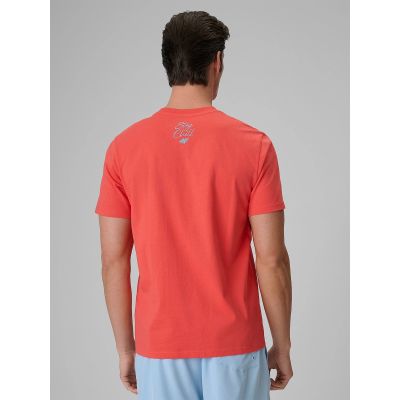 2. Men's regular printed T-shirt 4F 4FRSS26TTSHM4305-63S