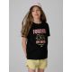 Girls' regular printed T-shirt 4F 4FJRAW26TTSHF4240-20S