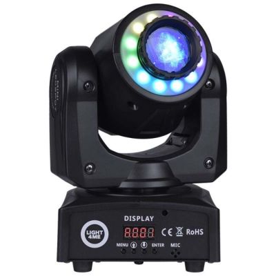 8. LIGHT4ME 30 SPOT RING - LED moving head, 30 W