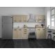 4. KITCHEN SET 2M WHITE MATTE/ SONOMA
