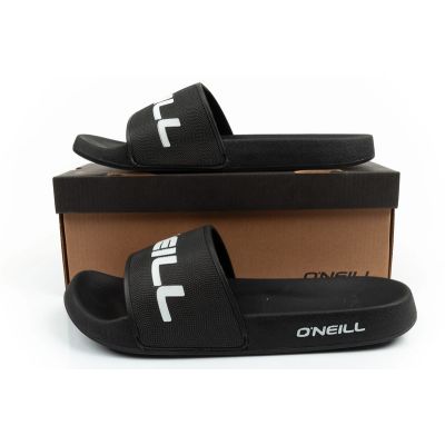 10. O'neill men's sports slippers Logo comfortable fashionable black