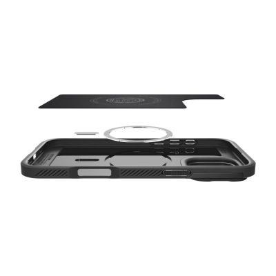 9. Spigen Optik Armor Mag Case with MagSafe for iPhone 16 Pro Max - Black