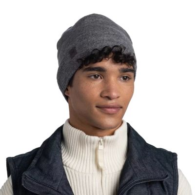 2. Buff Merino Fleece Beanie Thermal Hat – grey