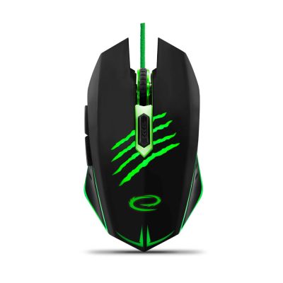 5. Esperanza MX209 Claw EGM209G computer mouse (optical; 2400 DPI; black)