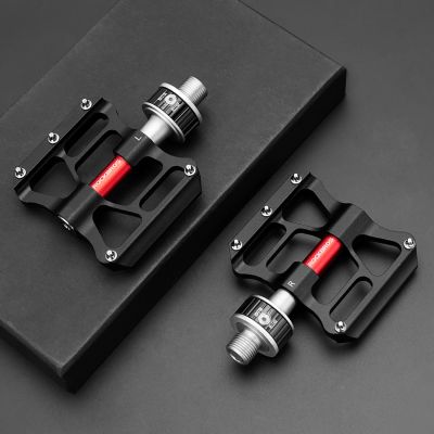 4. Rockbros K3462F-BK Detachable Quick Release Bicycle Pedals - Black