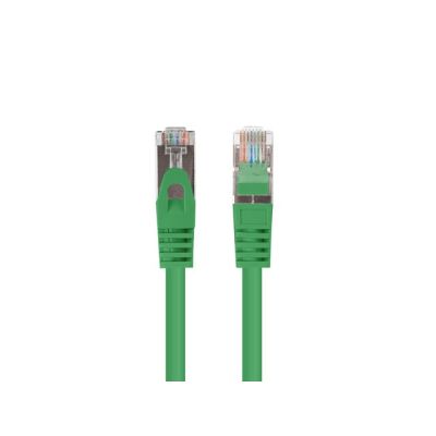 2. PATCHCORD CAT.6 FTP 0.5M GREEN FLUKE PASSED LANBERG 10-PACK