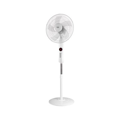 Teesa Standing Fan with Remote Control (White)