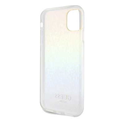 7. Guess IML Faceted Mirror Disco Iridescent case for iPhone 11 / Xr - multicolor