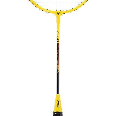 5. NILS NRZ262 ALUMINUM badminton set 2 rackets, 3 feather shuttlecocks, net 600x60cm, cover