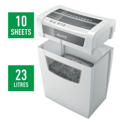 5. Leitz IQ Home Office P4 shredder, 10 sheets, 23 l bin