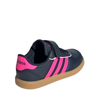 3. adidas Breaknet Sleek navy blue and pink kids' shoes JQ3060