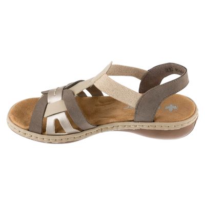 2. Rieker Sandals 65918-64 Beige 36
