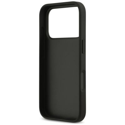 7. Guess 4G Double Card Triangle Case for iPhone 18 Pro / 17 Pro – Black