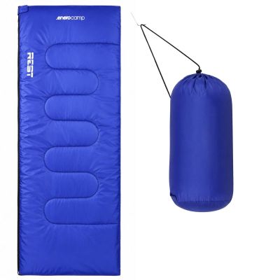 17. REST TOURIST SLEEPING BAG 170X70CM BLUE ENERO CAMP