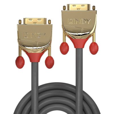 3. Lindy 36217 20 m DVI cable, DVI-D, Gold, Grey