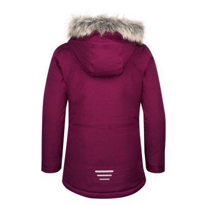 2. Trollkids Girls Oslo Coat XT winter jacket with hood, pink (180-229)