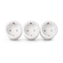 Entac ES-3S-RC Power Plug Adapter White
