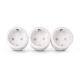 Entac ES-3S-RC Power Plug Adapter White