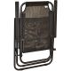 16. CAMPING CHAIR WITH ARMRESTS 61x66x65-108CM FOLDING BLACK ENERO CAMP