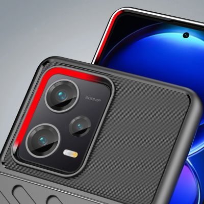 6. Thunder Case case for Xiaomi Redmi Note 12 Pro+ silicone armor case black