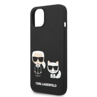 6. Karl Lagerfeld KLHMP14MSSKCK iPhone 14 Plus 6.7 "hardcase black / black Liquid Silicone Karl & Choupette Magsafe