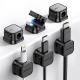 12. Joyroom JR-ZS368 magnetic cable organizer - black (6 pcs.)