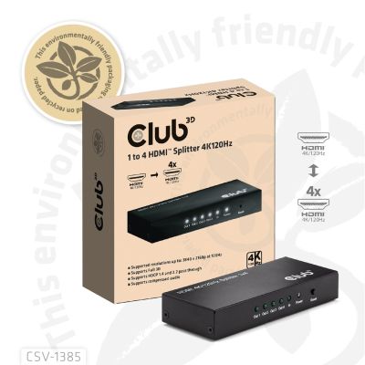 9. CLUB3D Umschalter HDMI 4x HDMI
