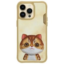 Nimmy Big Eyed Pet 2.0 Cat Case for iPhone 15 Pro - Green