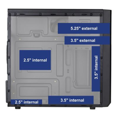 4. AKYGA MICRO TOWER ATX CASE AK17BK