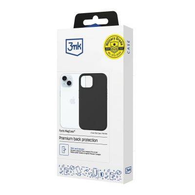 11. 3mk Fortis MagCase for iPhone 15 - black