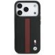 3. BMW M Perforated Stripe Logo MagSafe Case for iPhone 17 Pro - Red