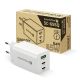 7. EVERACTIVE GAN WALL CHARGER 1 X USB, 2 X USB-C QUICK CHARGE 4+ 65W WHITE SC-655Q
