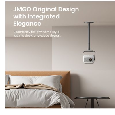 5. JmGO Ceiling Mount Projector Mounting Bracket Ceiling Gray