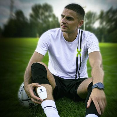 4. Proskary Mini white soccer shin guards